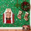 Christmas Adult Apron Christmas Kitchen Apron Family Party Apron Christmas Decoration