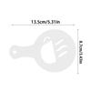 16pcs Coffee Latte Art Stencil Hollow-out Mold Party Shop Kitchen Household Coffee Supplies for Espresso Cappuccino Drinks XJM