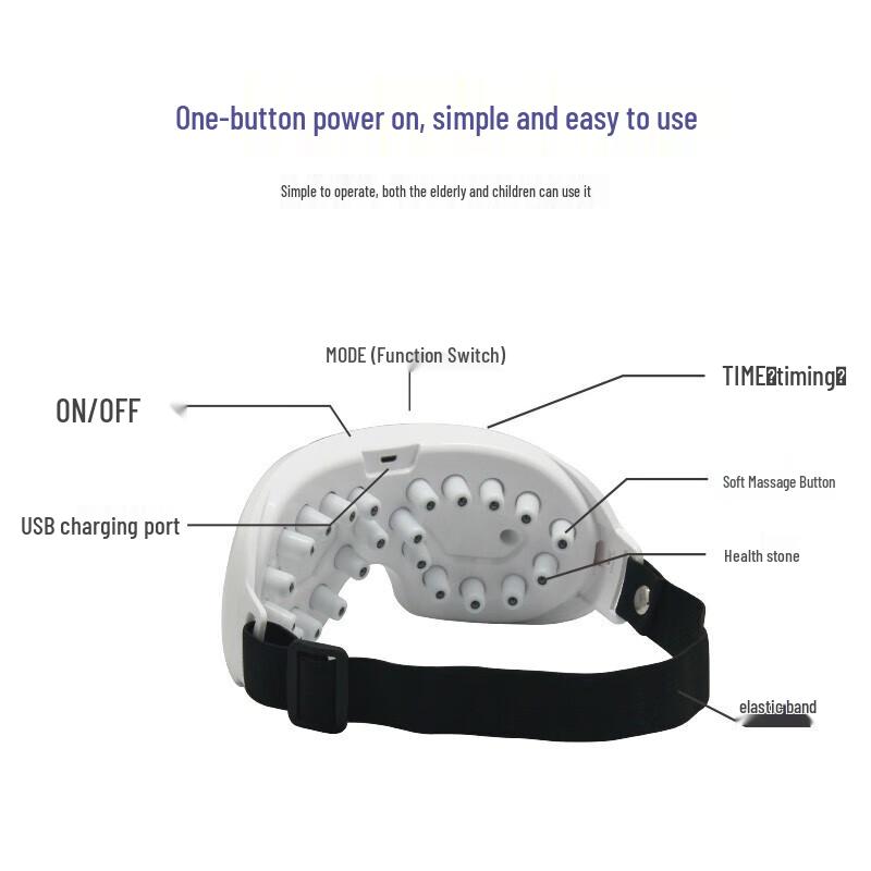 Jiancheng Vibrating Magnetic Eye Massager with Heat