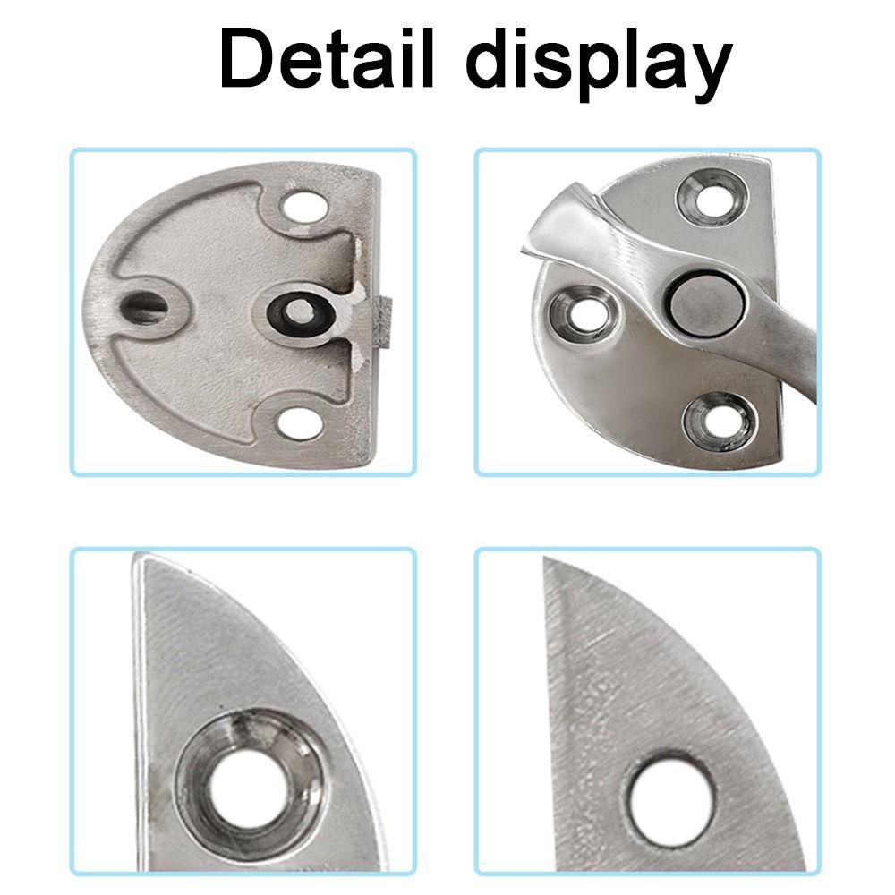 Corrosion-resistant Stainless Steel Hinge Solid Cast Round  Casting Hinge  Box Clasp