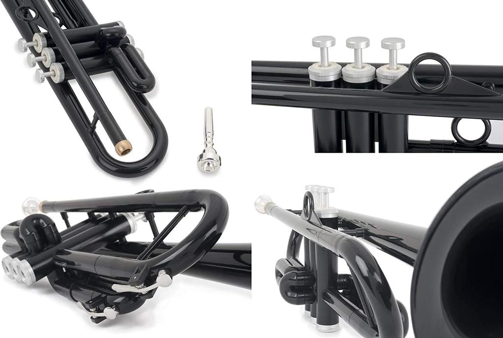 PInstruments Bb Plasttrumpet Svart PTRUMPET1HTB