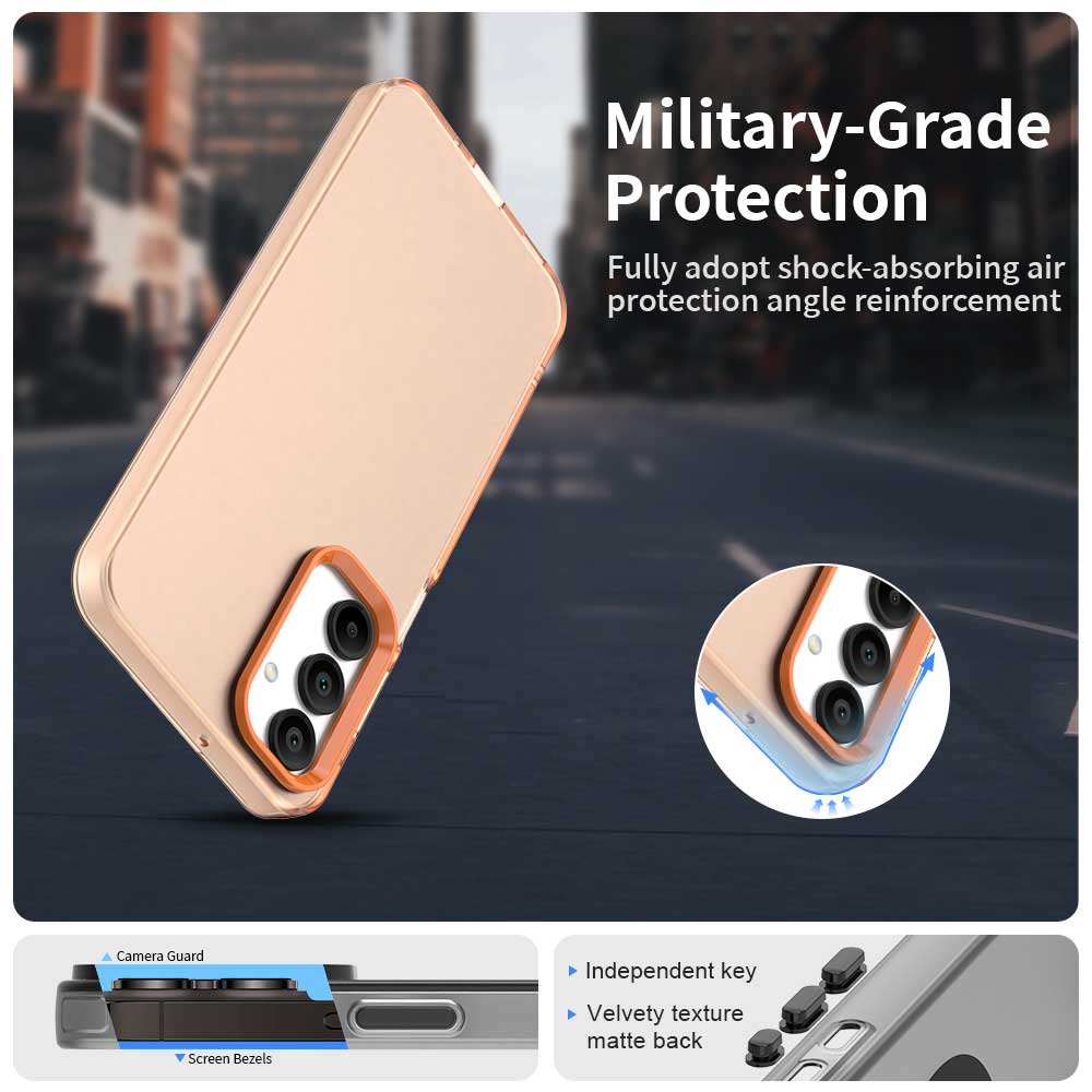 For Samsung Galaxy A25 5G (Global) (161.0 x 76.5 x 8.3mm) Case Matte Anti-Drop Phone Back Cover