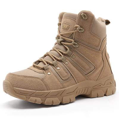 Autumn Winter Outdoor Hiking Boots Men Field Breathable High Top Men's Trekking Sneakers Non-slip Walking Climbing Shoes For Men
