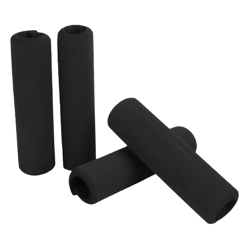 4PCS NBR Foam Handle Grips Non Slip Shock Absorbing Handle Wraps for Fitness Equipment Bike Handlebar