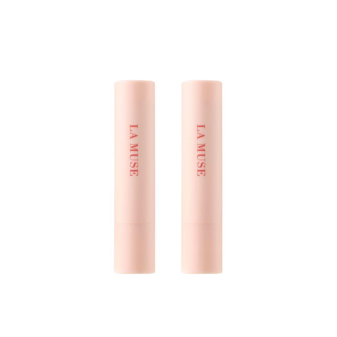 LA MUSE Delicious Plumping Lip Plumper Peach Veil x 2