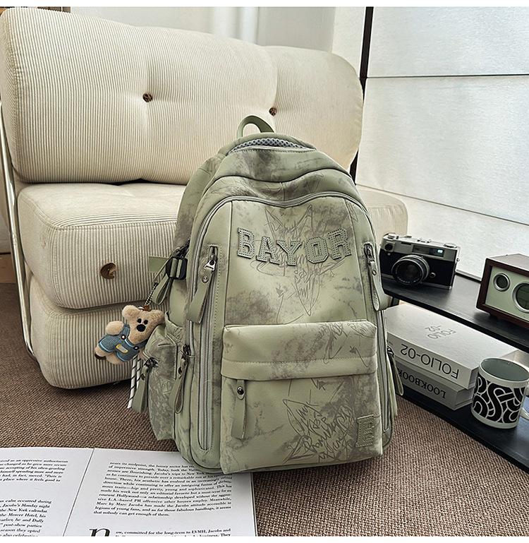 Schoolbag1011 New Japanese school bag men's large-capacity boys' computer backpack female junior high school student high school student versatile 