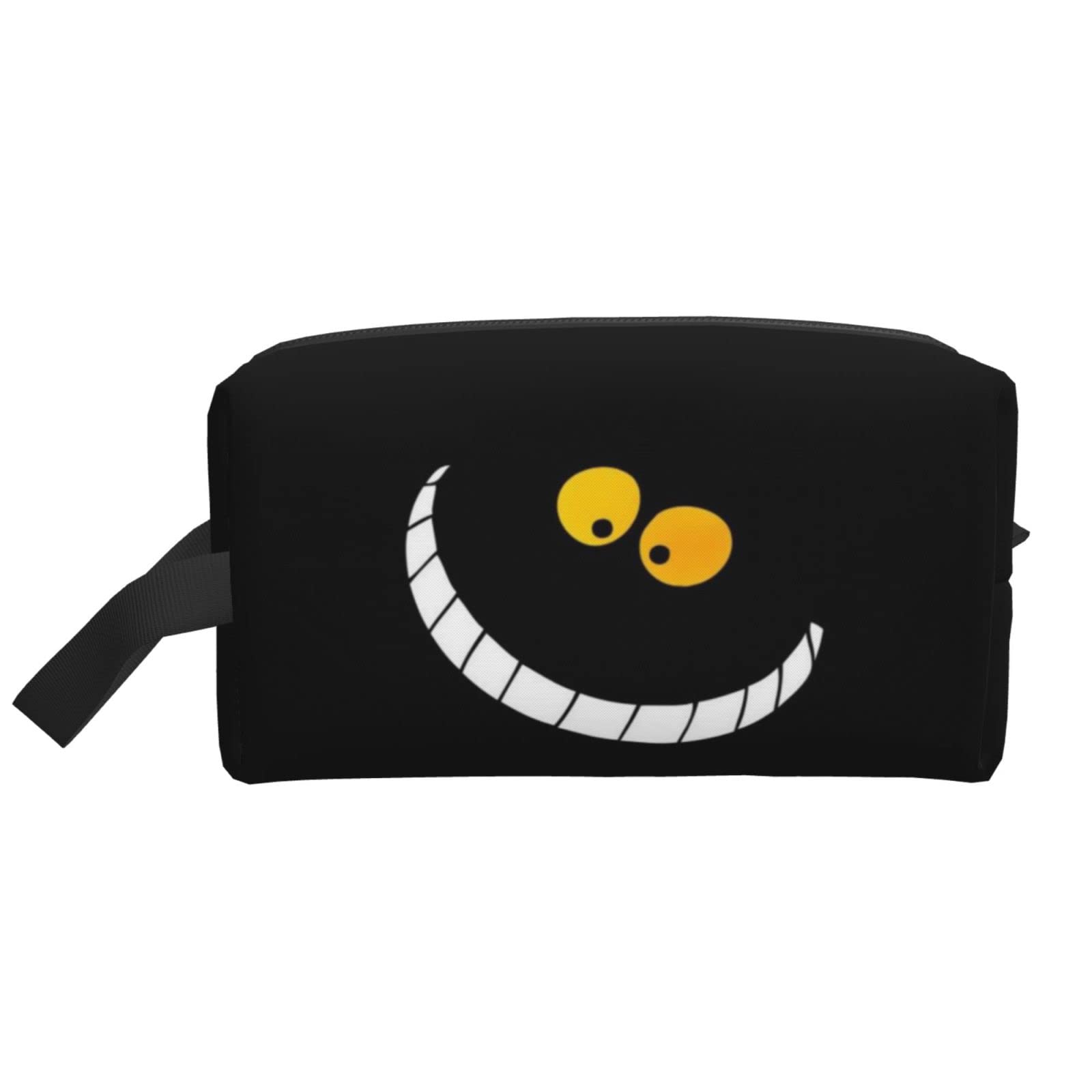 [LDU] Wonderland Cheshire Cat Cosmetic Pouch, Makeup Pouch, Stylish Cosmetic Pouch, Portable, Functional, Large Capacity, Waterproof, Lightweight, for