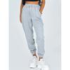 Solid Color Women Pants Pocket Long Women's Cinch Bottom Sweatpants High Waisted Athletic Joggers