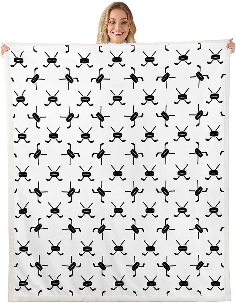 Airplane Pattern Blanket Soft Fleece Throw Kids Room Decor Aviation Theme Baby Gift Home Decoration