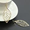 [Fashionable Long Leaf Pendant Earrings Vintage Minimalist Dangle Earrings for Women]