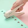 Mushroom Single Hole Puncher Paper Cutter Ruler Iron Manual Puncher Loose Leaf Photo Card Magazine Office School Handheld Tool