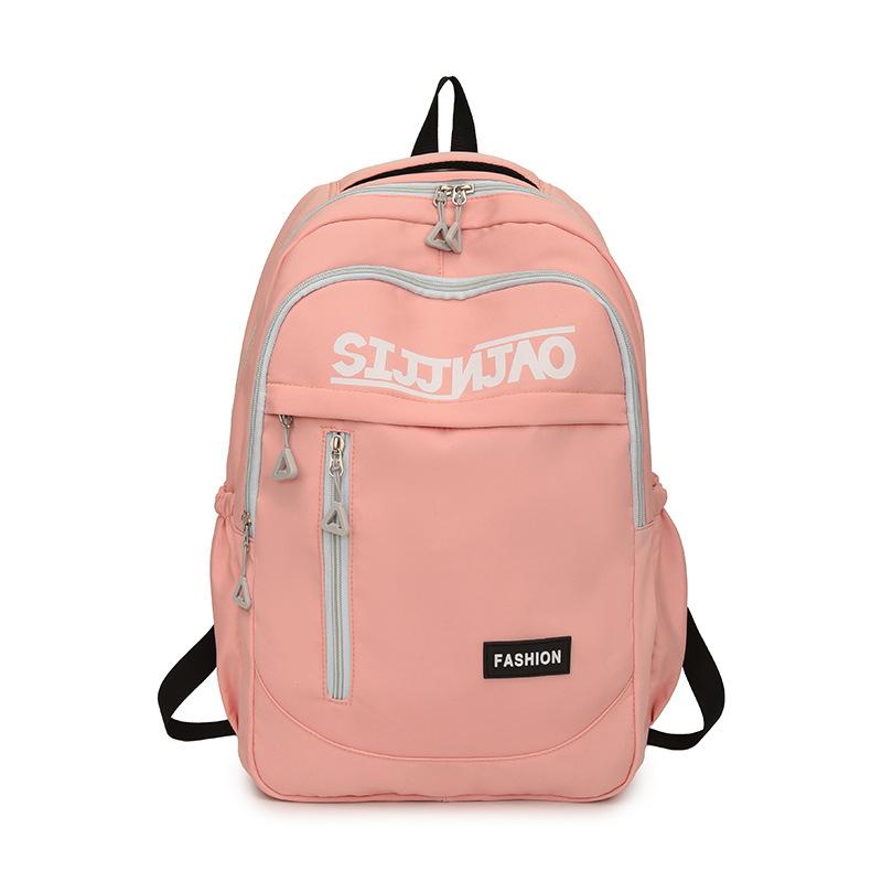 New Simple Fashion Trend Leisure Student Backpack High School Student Large Capacity Campus School Bag Fashion