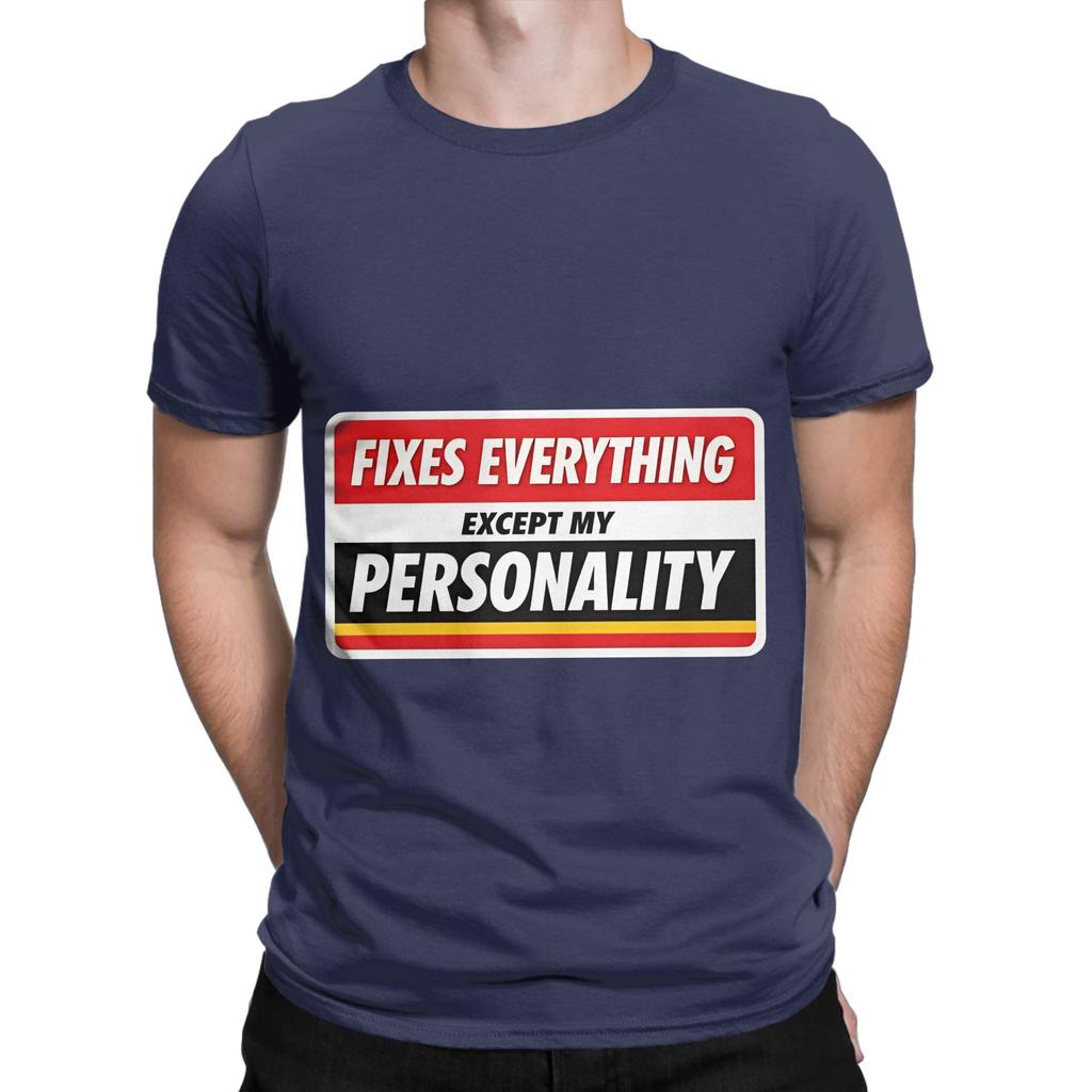 Fixes Everything Except My Personality Funny Tylenol Meme Sticker Novelty Graphic 100 Cotton TShirt Tylenol Tees Tops For Unisex
