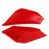 1 Pair   Motorcycle Winglet Aerodynamic Wing Kit Fit For   (Black)