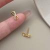 S925 Sterling Silver 18K Gold Infinity Stud Earrings for Women - Elegant & Luxurious (2025)