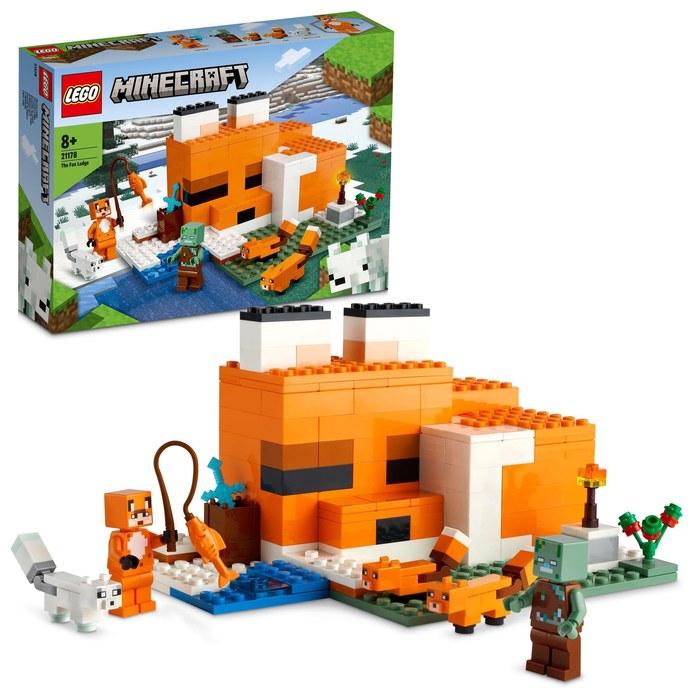LEGO Minecraft Лисья нора 21178, Разноцветный