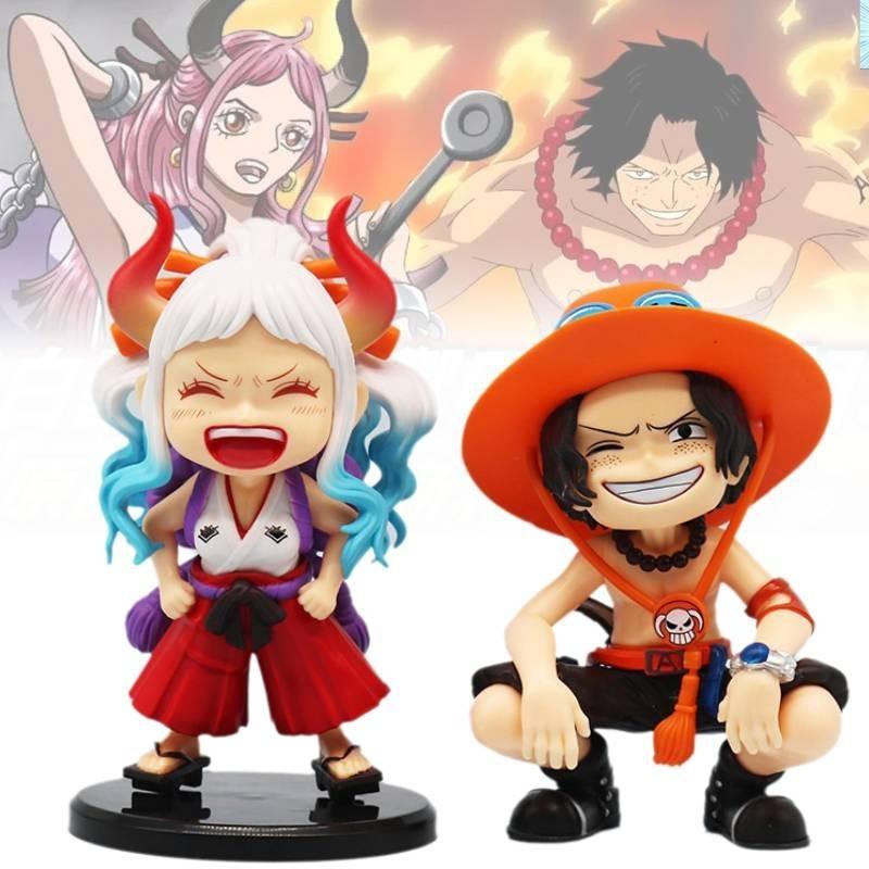 Charming Pvc One Piece Figurines Of Laughing Ace And Yamato Perfect For Collectors