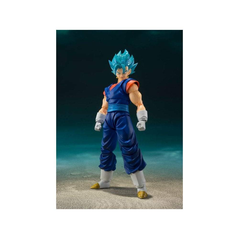 Bandai Figurine DBZ Super Saiyan God Super Saiyan Vegetto SH Figuarts 14cm 4573102587596 - - - синий