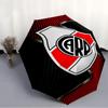 Printed Club Atlético River Plate Printed Folding Umbrella,Outdoor,Leisure,And Travel Umbrella,Durable Umbrella Fabric,Birthday And Holiday Gift