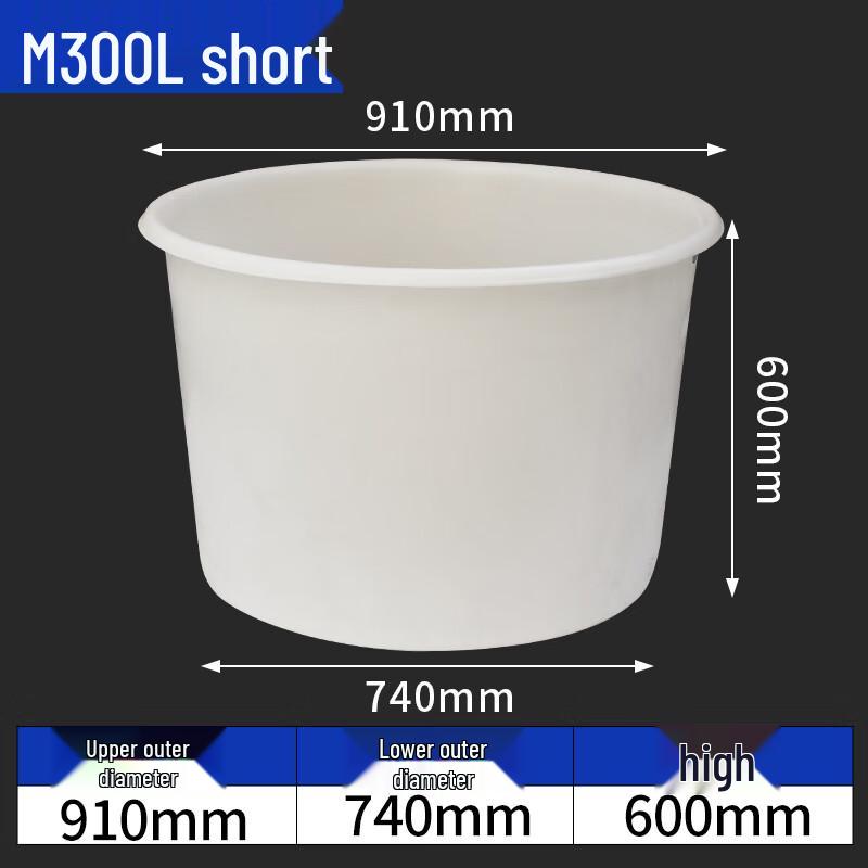 PE Plastic Round Storage Bucket