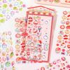 NEW Cute 3D Embossed Stickers Ice Cream Turtle Strawberry Apple Material for Phone DIY Scrapbooking Journaling Craft Supplies