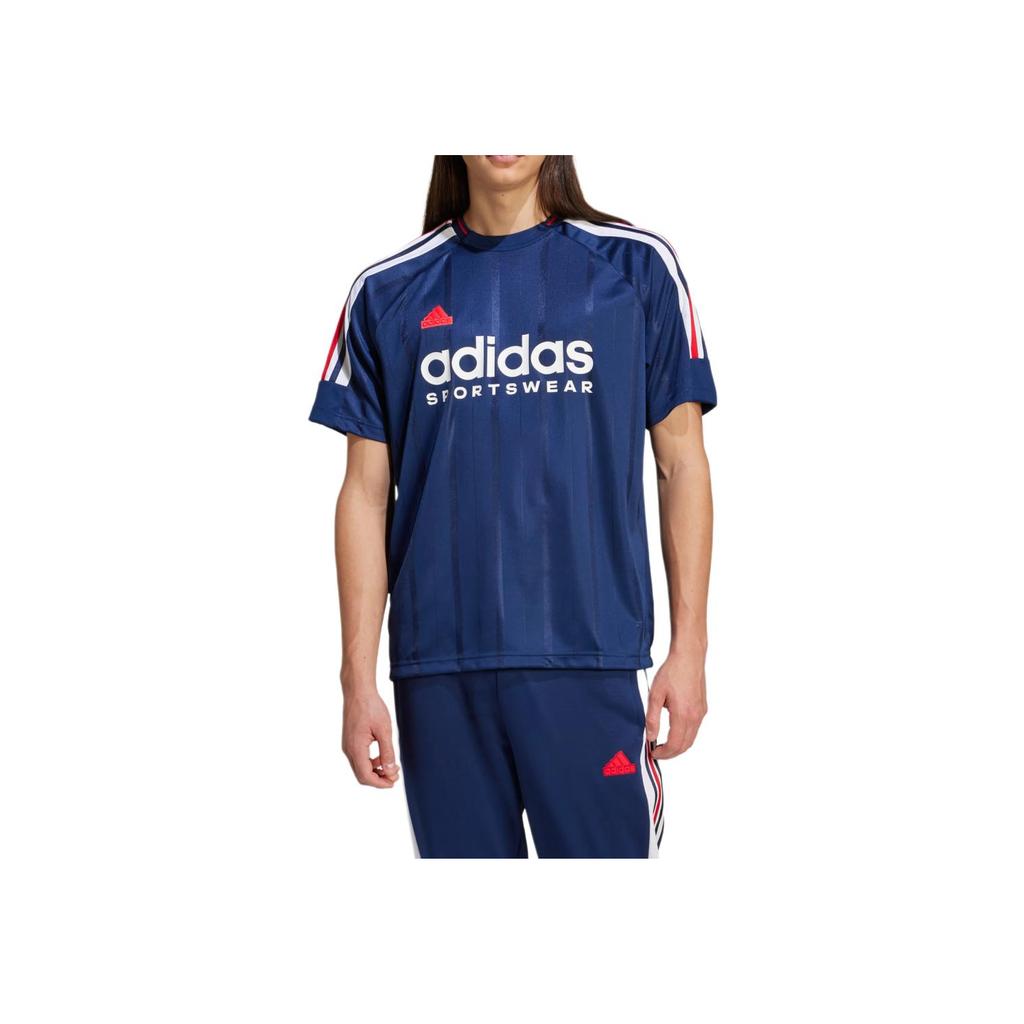 adidas House of Tiro Nations Pack T-shirt Team Navy Blue/White Men Streetwear IY4506