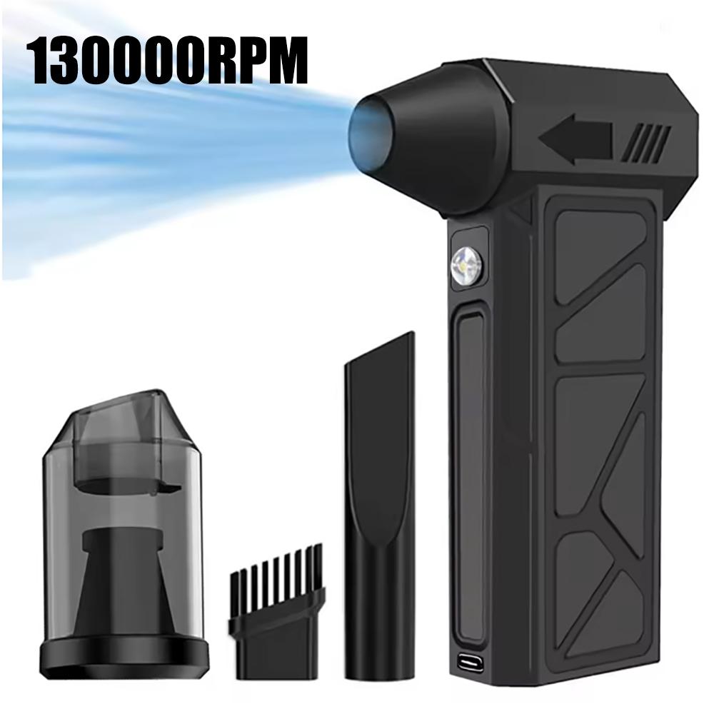 

Бесщеточный двигатель 130000 об/мин Электрический турбореактивный вентилятор Высокоскоростной турбо-вентилятор USB Портативный Автомобильный воздуходув Электрическая сушилка