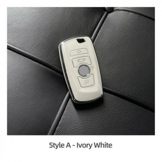 Luxury TPU Remote Car Key Fob Cover Case Shell For BMW 2 3 4 5 X3 X4 2014-2017