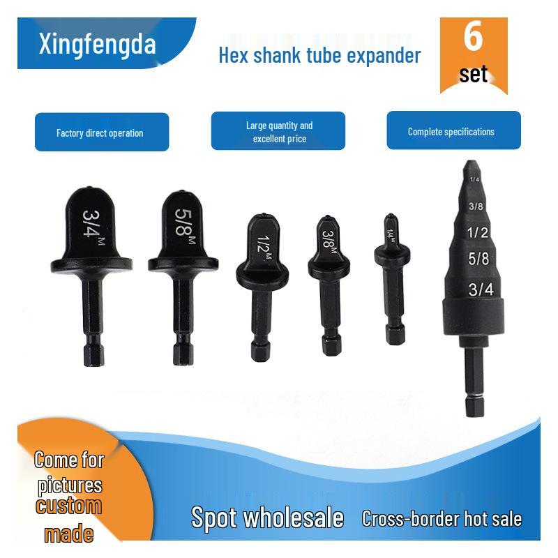 

Набор из 6 предметов для развальцовки и расширения медных трубок для ремонта кондиционеров и холодильников S1/4 Single Tool [13g]