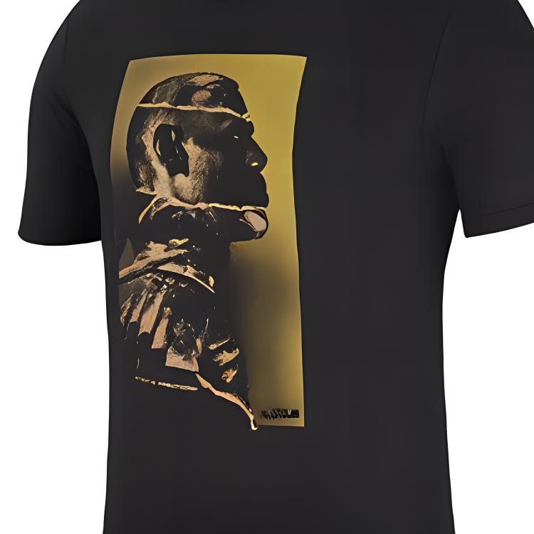 Nike Dri-Fit LeBron Printed Short Sleeve T-Shirt Men Tops Black 924220-010