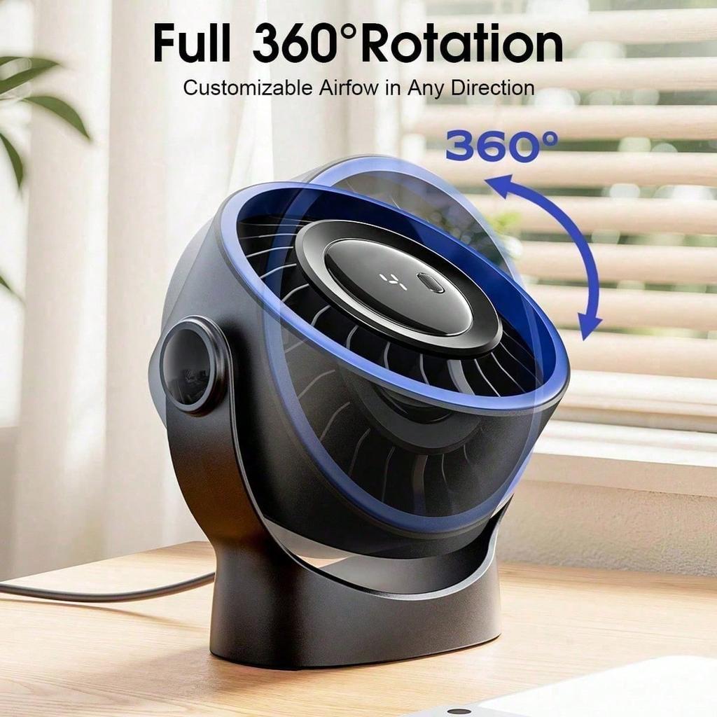 Portable USB Plug-in Desktop Fan, Adjustable Silent Desktop Fan, Used for Cooling Smart Digital Displays