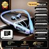2025 Wireless Bluetooth Neckband Headphones: Sports Design, Extra-Long Battery, Noise Cancelling, Deep Bass, Apple & Android Compatible