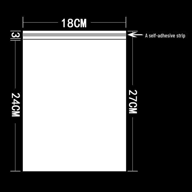 Transparent Self-Adhesive Plastic Bag for Packaging