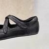 French inner height increase cross belt shallow mouth single shoes women's fashion casual versatile commuter comfortable ballet shoes