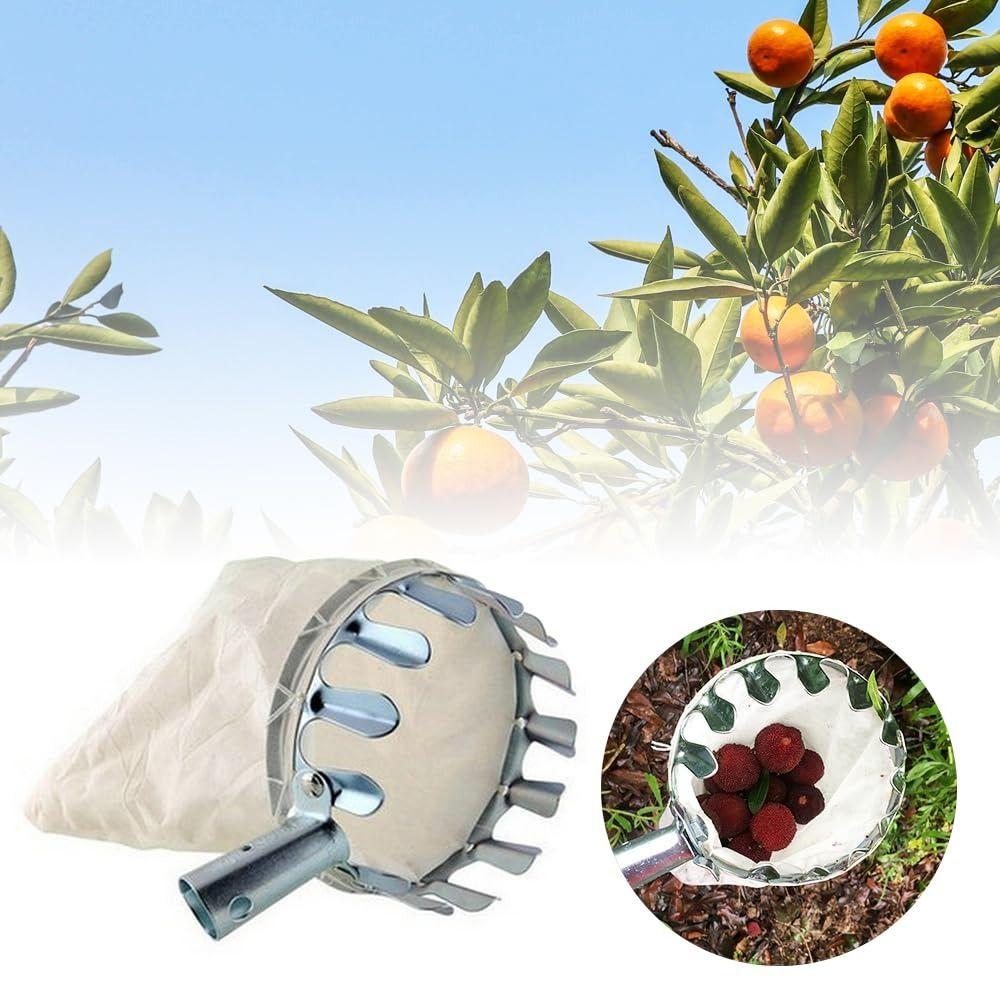 Telescopic Fruit Picking Tools High Tree Stainless Steel Splicing Rod Avocado Picking