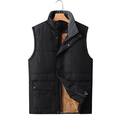 Plus Size Mens Sleeveless Coat 2024 Fur Fashion Plus Size Male Warm Waistcoat Fleece Vest Men Brand Clothing Winter Vest Jackets