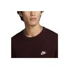Nike Club Mote Komfortabel Rundhalset Genser Herre genser Burgunder FQ2913-652