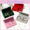 Jewelry Velvet Gift Box With Soft Fabric Finish For Necklace And Earring Storage