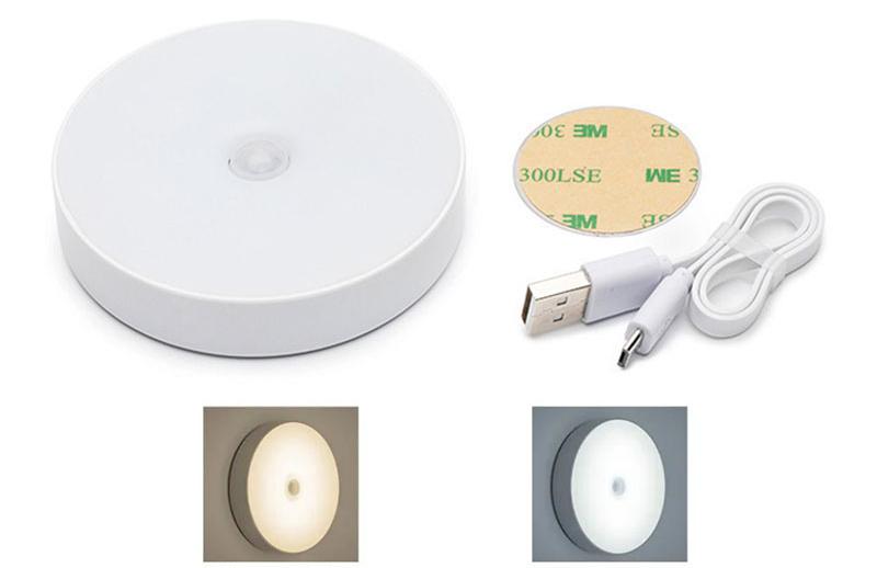 Led Lamp Motion Sensor Usb Induction Drawing Room 120 Degrees Warm Light