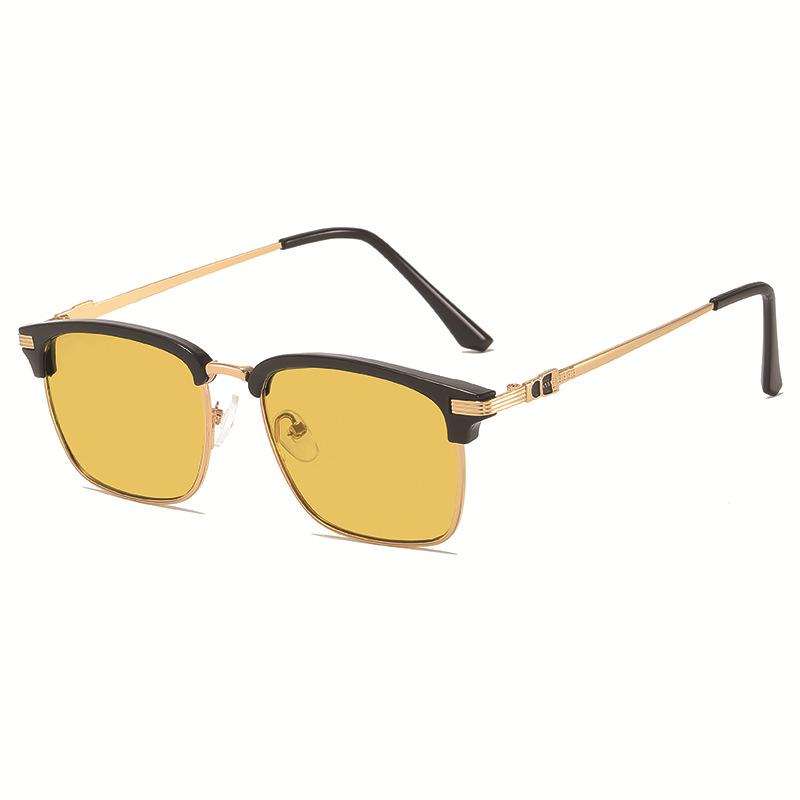 New European and American men's and women's retro sunglasses, square sunglasses men's glasses sunglasses