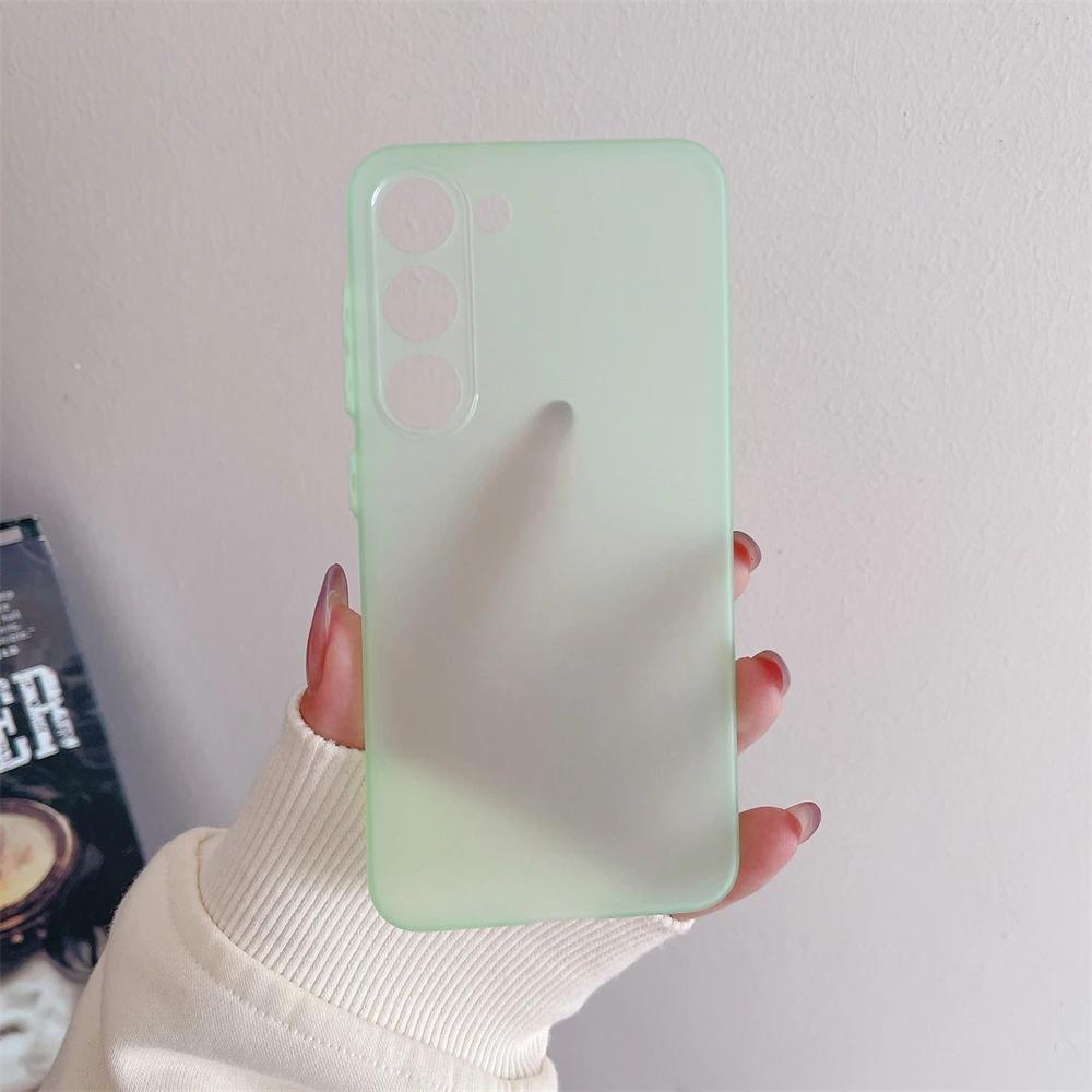 Ultra Thin Matte Translucent Phone Case for Samsung Galaxy S26Ultra S26 Pro S25 Edge S24 S23 A57 A37 A27 A17 A07 A54 Note20Ultra Camera Protect Cover