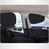 Elektrostatischer Auto-Seitenfenster-Sonnenschutz 4-lagige Sonnenschutzvorhänge Blendschutz UV-Blocker Auto-Innenblocker 99,9% UV Neu