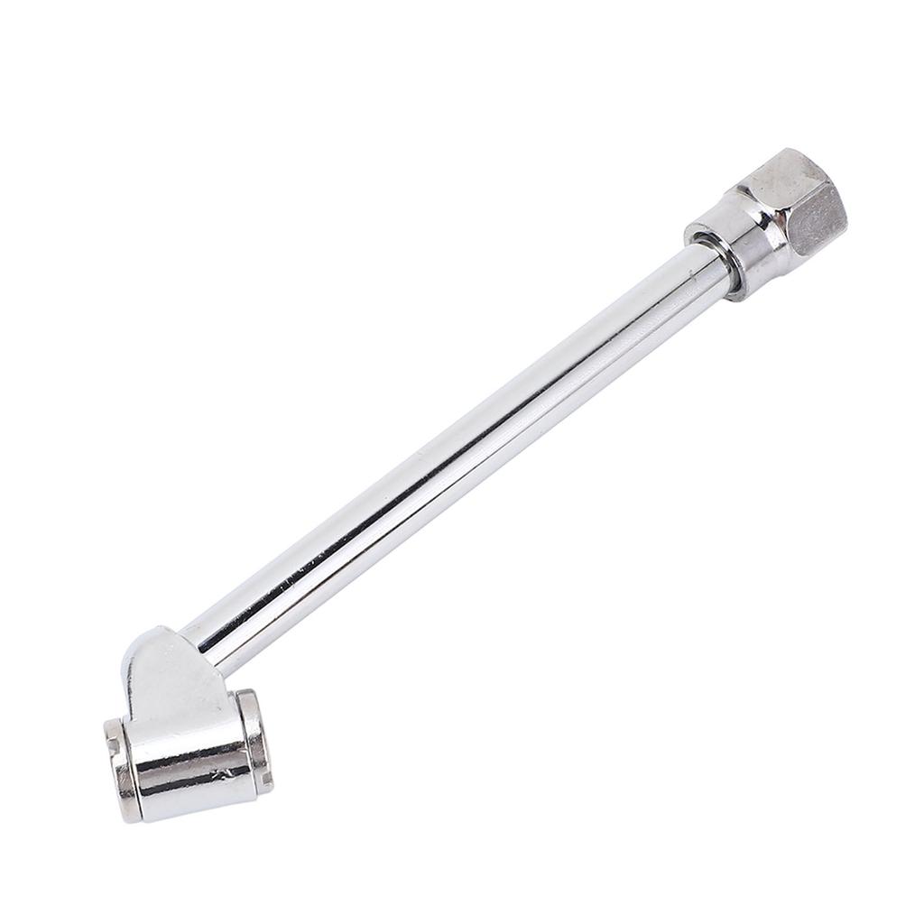 10 Sätze Doppelkopf-Luftfutter 1/4 Zoll FNPT Zinklegierung Reifen-Luftfutter mit Schnellanschluss für LKW Wohnmobil