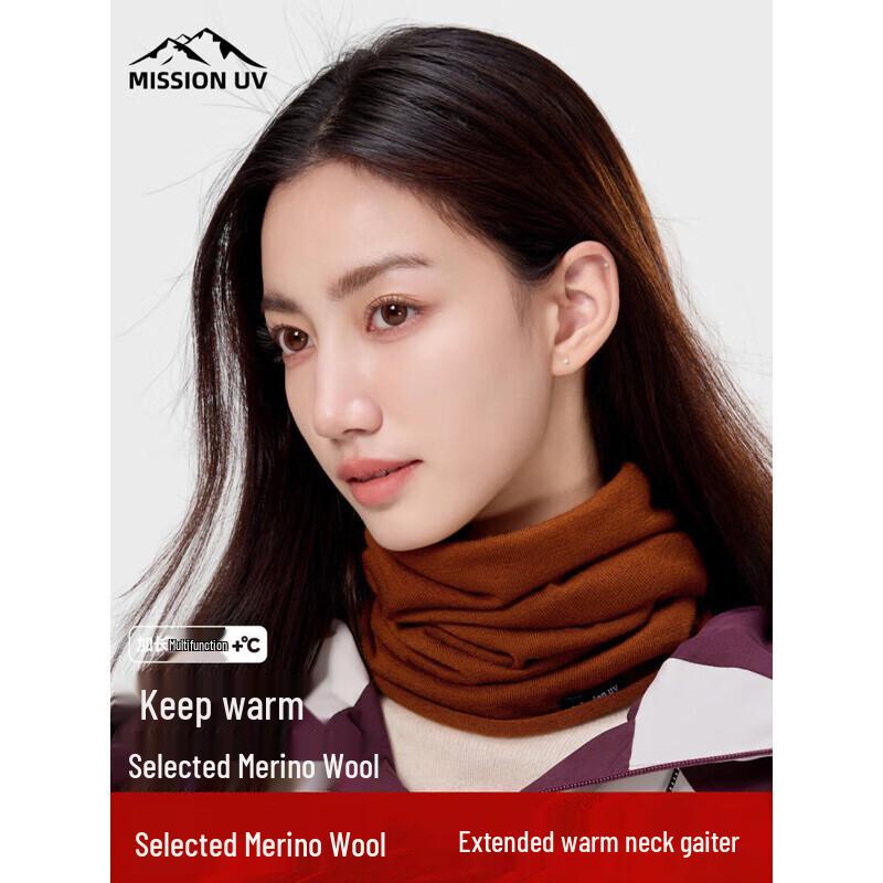 MISSION UV Wool Neck Warmer Scarf M