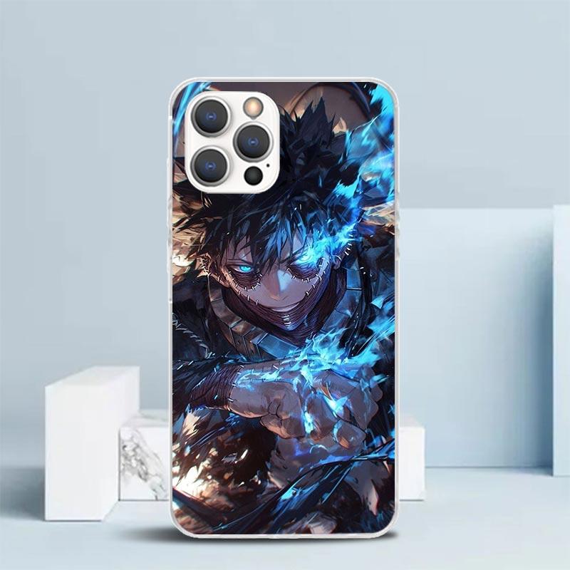 Dabi MHA My Hero A-Academy Soft Cover for iPhone 16 17 Air 15 14 Pro Max 16E Phone Case 13 Mini 12 11 7 SE 8 Print Pattern Fit C