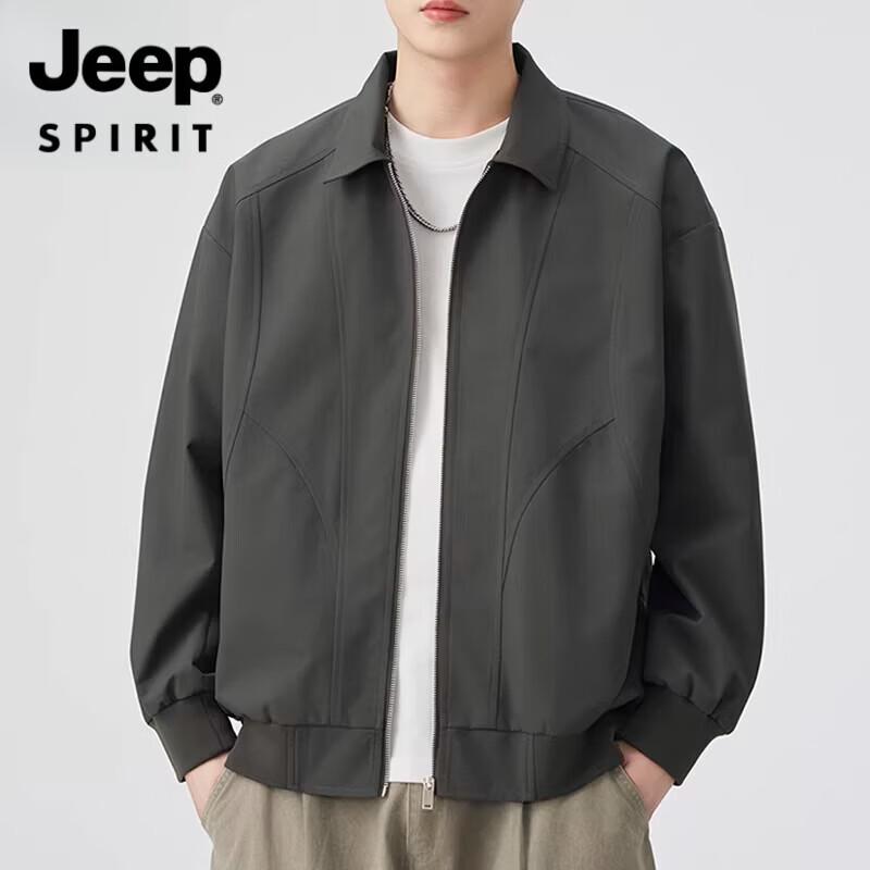 JEEP SPIRIT Men's Spring Autumn Windproof Waterproof Jacket
