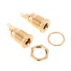 Gold-Plated 30V 10A High Current Dc Connectors 5.5X2.1Mm 5.5X2.5Mm Power Female Jack Socket Nut Panel Mount Dc Adapter Connector