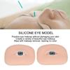 1 Pair Soft Silicone Eye Model Flexible 5D for Practicing Piercing Suture Makeup Tching Instructions