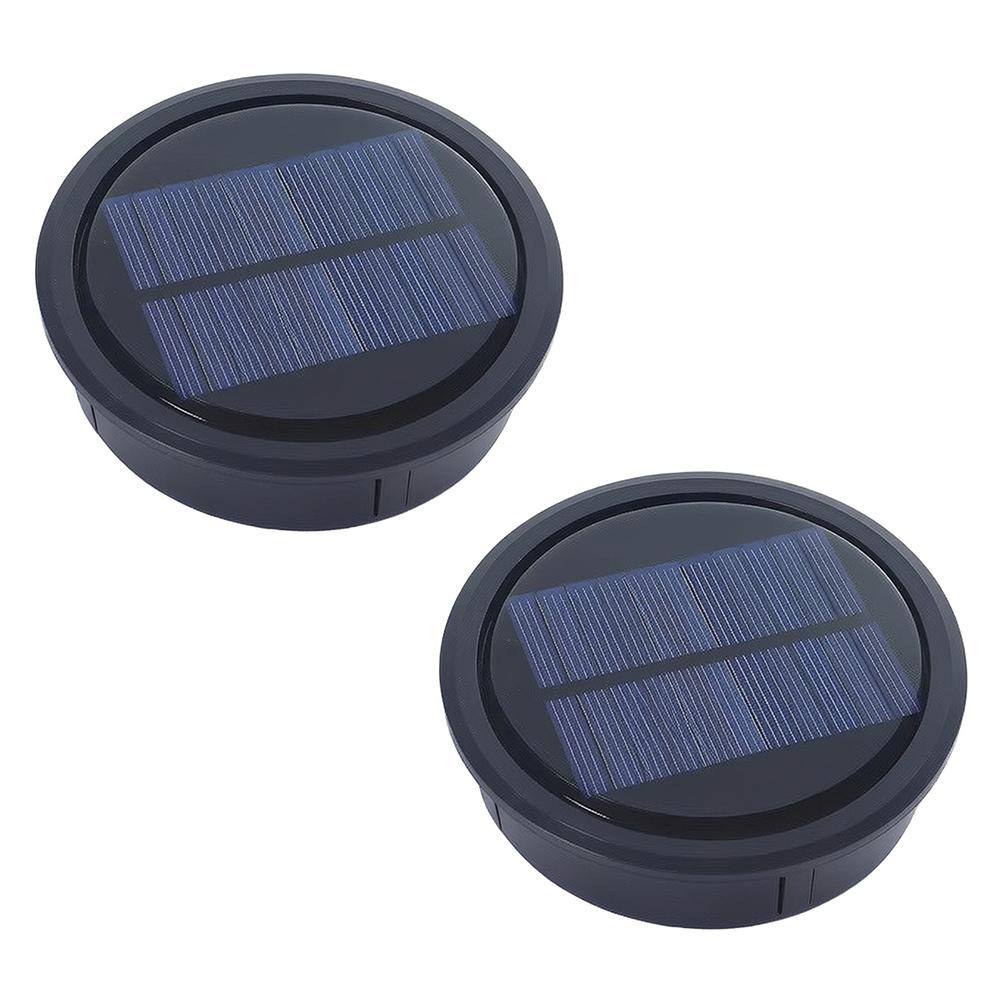 LED-Solarleuchte Ersatzoberteil 10,5 cm mit automatischem Lichtsensor Vollständig bei Tageslicht geladen Keine manuelle Bedienung erforderlich