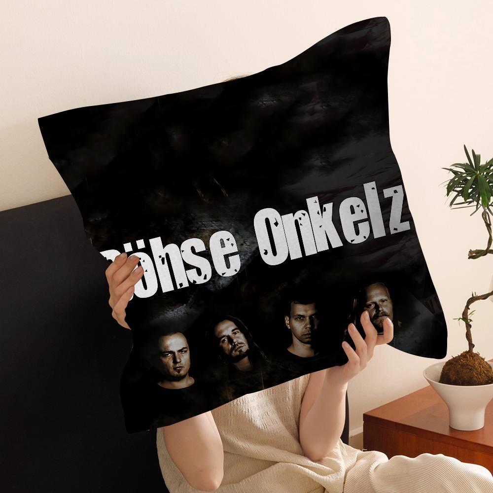 Germany Bohse Onkelz Cushion Cover Polyester Sofa Cushions Decorative Throw Pillows Home Decoration Pillowcover